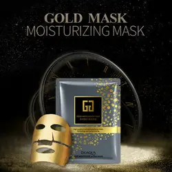 Красота макияж Золотая маска для лица Черный Сущность Гиалуроновая кислота гель против старения, морщин увлажняющий уход за кожей лица