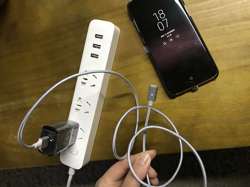 WSKEN Lite 2 magnetic micro usb type c metal data cable  (11)