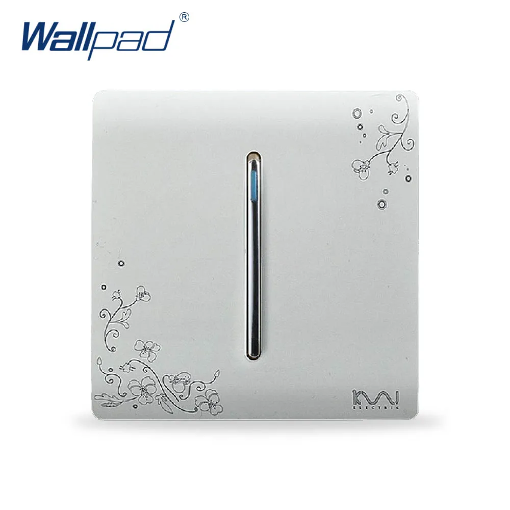 

2019 Hot Sale 1 Gang Reset Switch Momentray Contact Switch Wallpad Luxury Wall Switch Panel C30 Series 110~250V