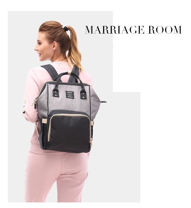 Fashion Diaper Bag Waterproof Travel Mummy Backpack Multifunction Maternity Nappy Bag Large Capacity Baby Stroller Bags For Mom (10)