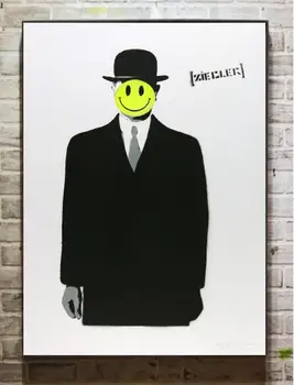 

Free shipping 's Girl Graffiti Art Repro Canvas by Hand painted on canvas (no Frame) B-212