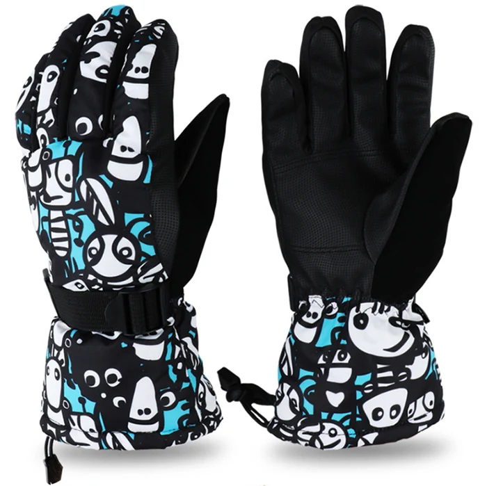 Зимние-35 тактические перчатки женские мужские зимние перчатки утепленные детские ветрозащитные водонепроницаемые регулируемые альпинистские зимние перчатки