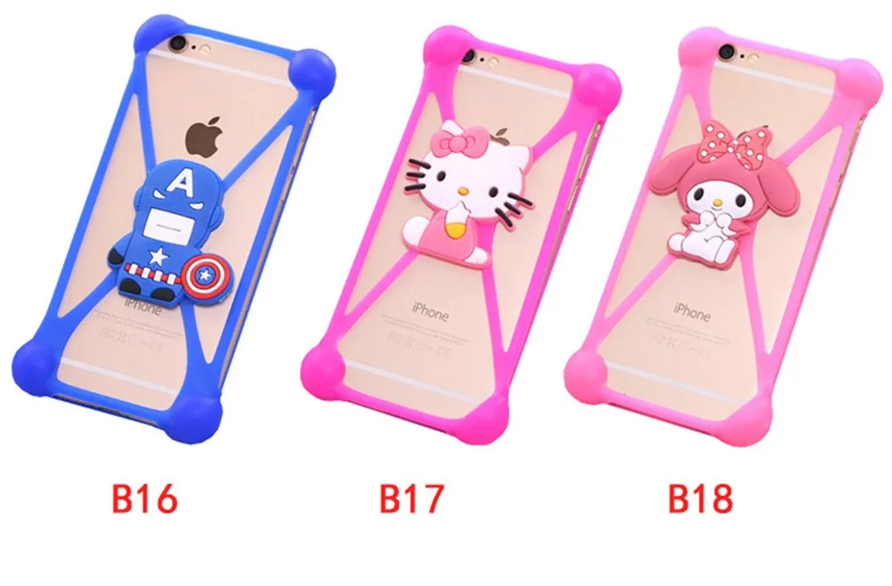 Silicone Soft Rubber 3D Cartoon Phone Case (25)