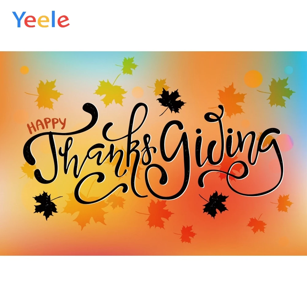

Yeele Thanksgiving Family Party Decor Turkey Harvest Photography Backdrop Personalized Photographic Backgrounds For Photo Studio