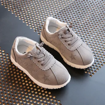 

Boys And Girls Spring Shoes 2017 Fashion Hollow Star Casual Shoes Children Sports Shoes Kids Baby Sneaker Casual