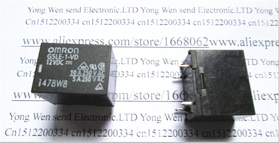Горячая Распродажа новинка Φ 12 В постоянного тока G5LE 10 А реле TIANBO DIP4 |