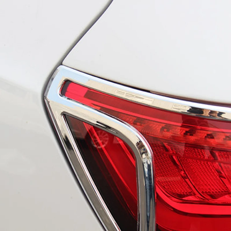 Для Audi Q5 2009 2010 2011 2012 ABS хромированный внешний задний фонарь крышка после света лампа Защита отделки Stikers 2 шт. автомобильный Стайлинг