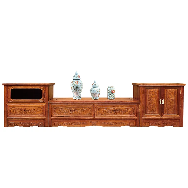 Three Combined Tv Cabinet Living Room Furniture Solid Wood Stands Three Combined Tv Cabinet Living Room Furniture Solid Wood Stands Antique Traditional Chinese Style Wooden Gd053
