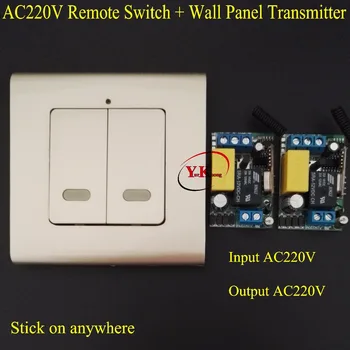 

Smart Home Ceiling Lamp Light LED Bulb Remote Control Switch Wireless Wall Pannel Transmitter Key Input Output Mini RF Receiver
