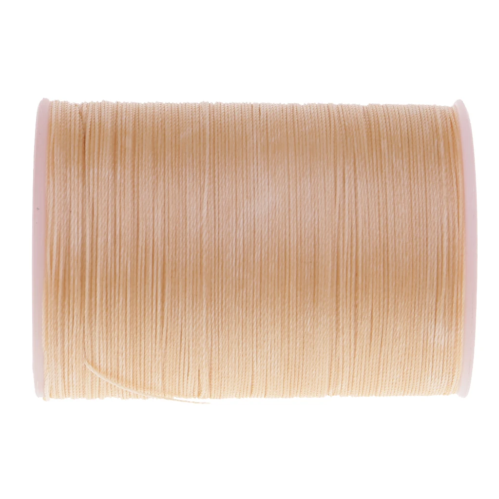 4 Pieces 300 Meters 0.35mm Leather Sewing Waxed Wax Thread Hand DIY Stitching Cord Crafts