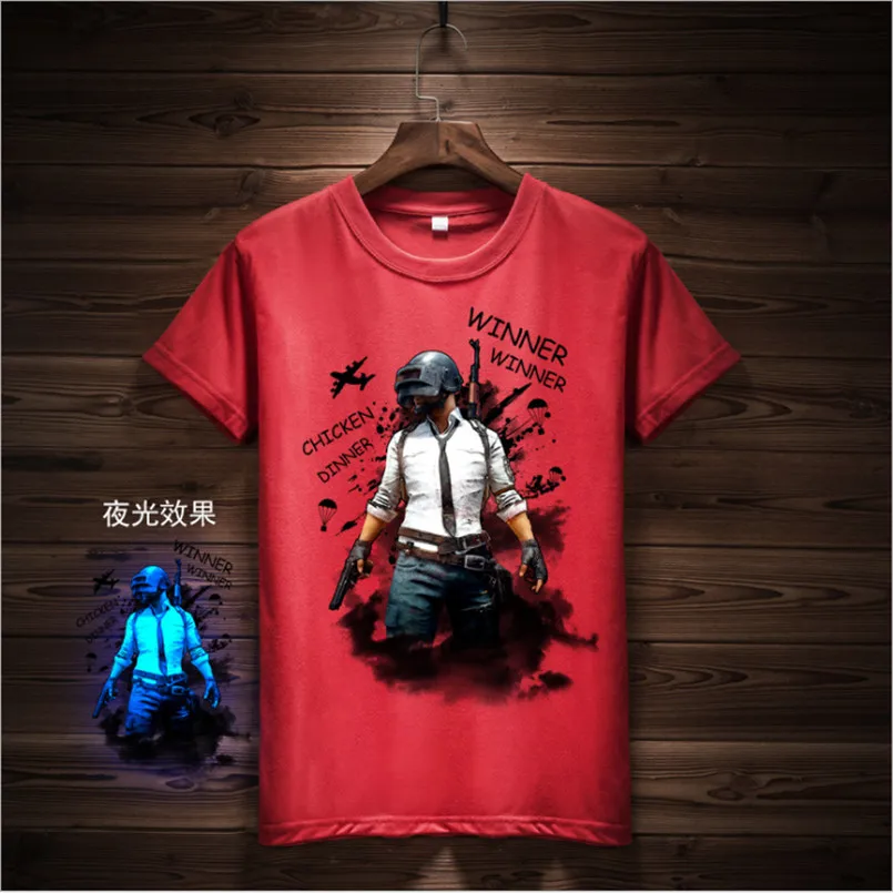 

Game Playerunknown's Battlegrounds PUBG Winner Winner Chicken Dinner T Shirts Many Colors Cotton O-Neck Short Sleeve T-shirts