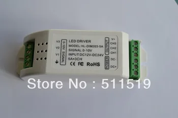 

promotion:3 way/channel 0-10v LED dimming drivers,input voltage DC12-24V,output 5A*3ch 180w/360w 0-100 dimming,3 years warranty