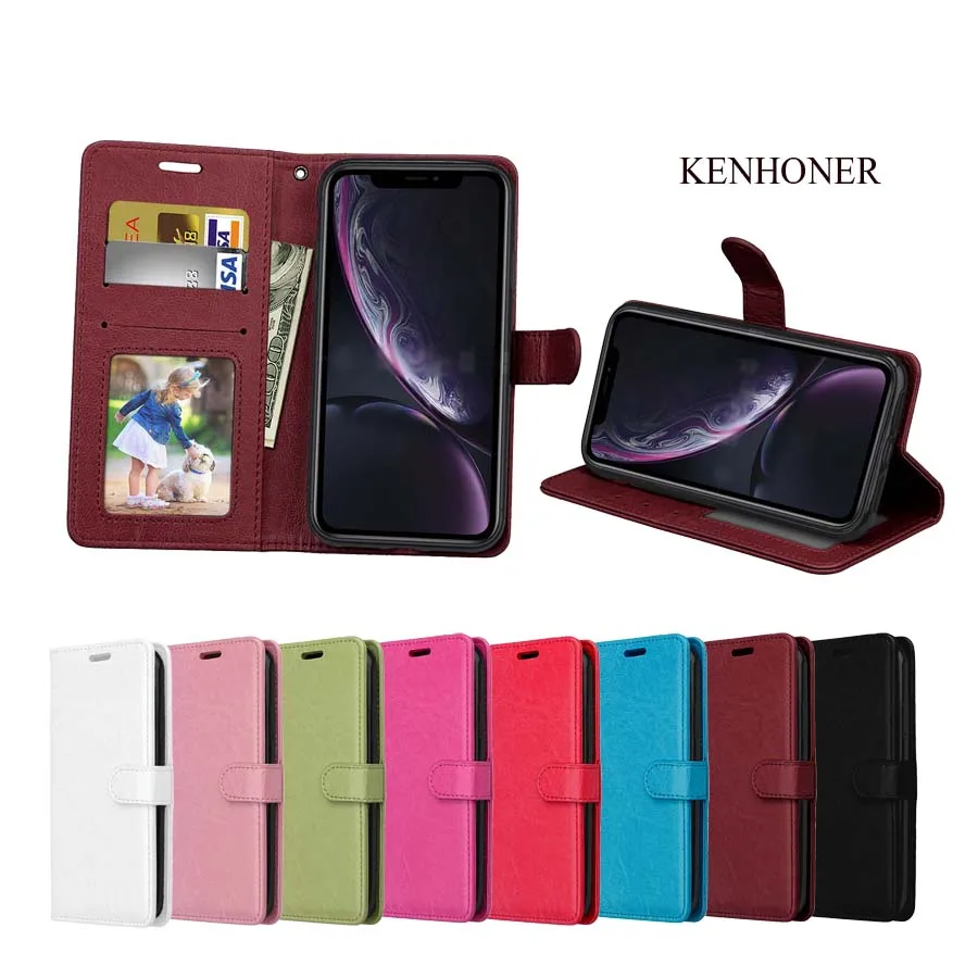 

For Alcatel 1X Flip Case Leather + Silicone Soft Cover For Alcatel 1X Wallet Book Phone Case For Alcatel 1 X 5059D 5059 5059A