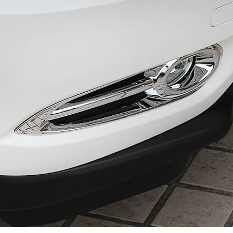 

Free Shipping High Quality ABS Chrome Front Fog lamps cover Trim Fog lamp shade Trim For HONDA VEZEL HR-V