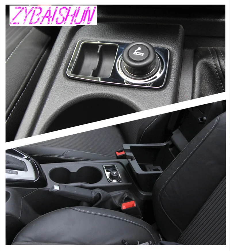 ZYBAISHUN автомобильные наклейки из нержавеющей стали, прикуриватель, украшение для Ford Focus 3 MK3 2012, аксессуары