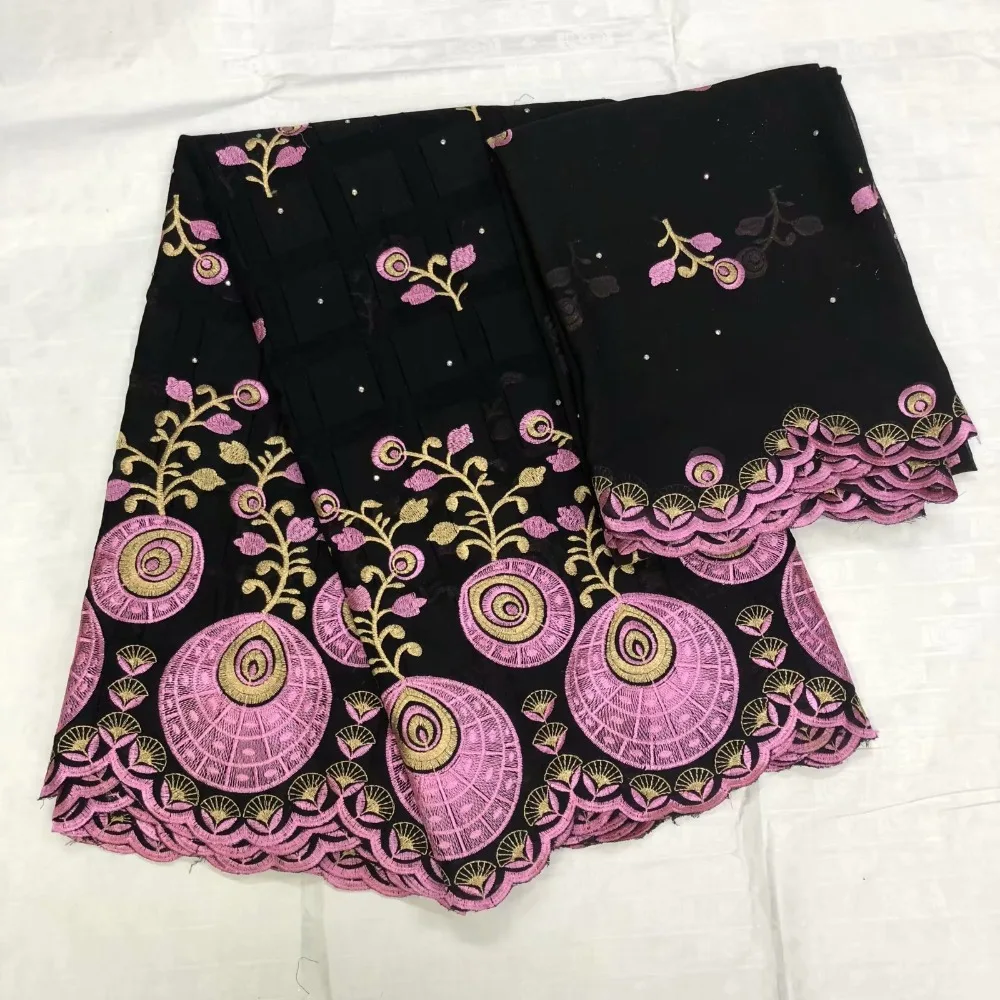 

Pink french lace fabric swiss voile lace in switzerland tissu africain dentelle african fabric lace with stones7yard/set L1402-1