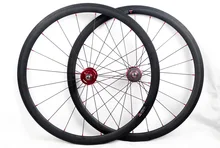 38mm clincher carbon fiber track single speed wheel track use 700C 25mm width glossy or matte