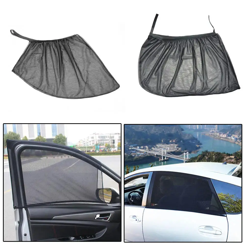 Переднее/заднее окно авто защита от насекомых москитный солнцезащитный крем для окна автомобиля сетчатая Защитная занавеска