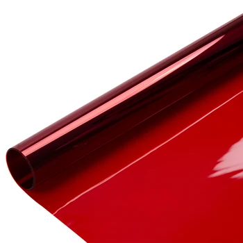 

HOHOFILM 50cm*500cm Red Decorative Building Window Film Glass Sticker for home Office High Quality 20''x196.8''