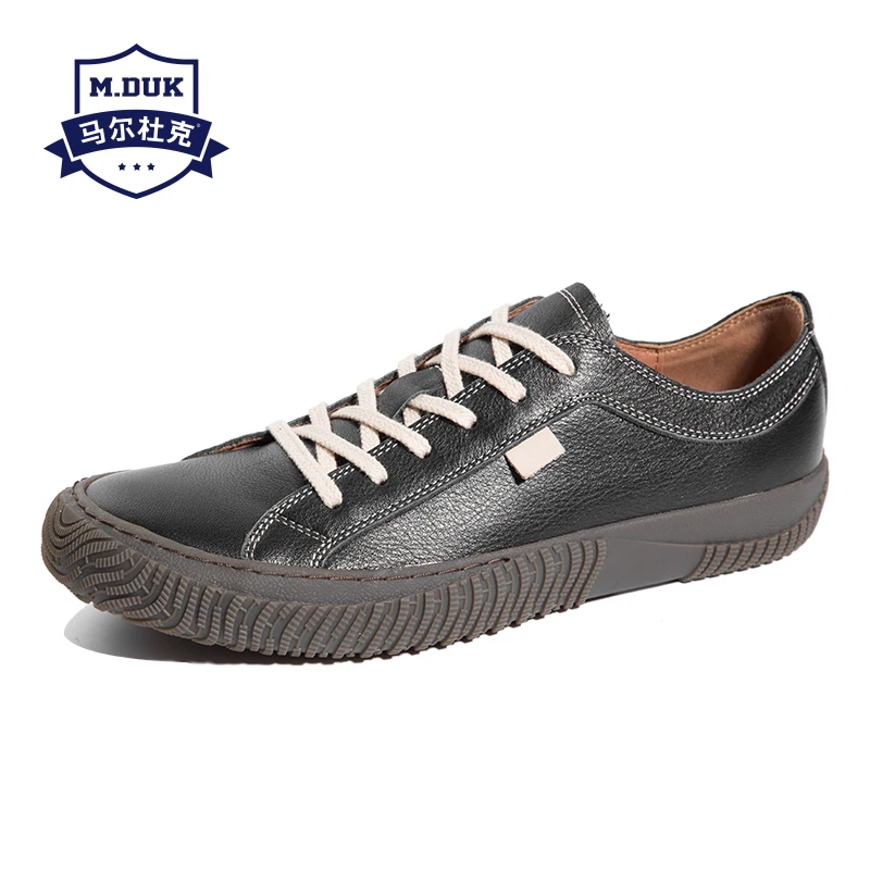 

spring autumn summer men's Genuine shoes casual shoes British retro all-match cowhide breathable sneaker men casual shoes male