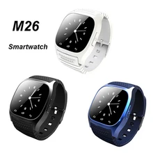Wasserdichte Smartwatch M26 Bluetooth Smart Uhr Mit LED Alitmeter Schrittzähler Für Android IOS Smartphone Reloj Inteligente