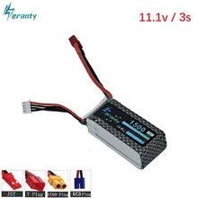 High Power 3S 11.1v 1500mAh 35C LiPo Battery T/XT60/JST/EC3 Plug 11.1 v Rechargeable Lipo Battery For RC Car Airplane Helicopter