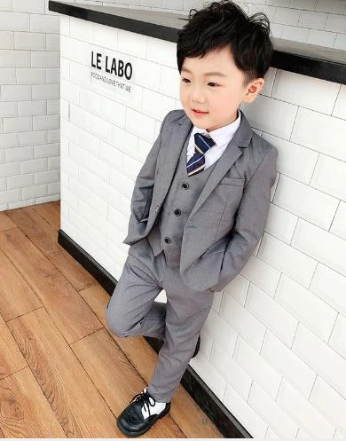 Boys Suits Linen Suit, 3 Piece Short Set Suit, Wedding Page boy Formal Baby  Boys | eBay