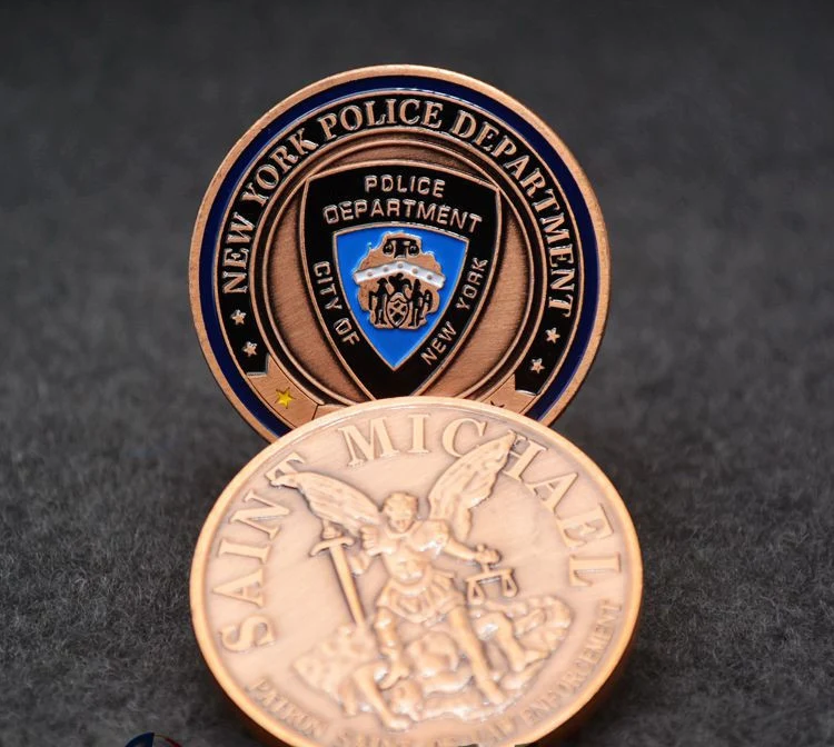 

Commemorative Coin America Police New York Saint Michael Collection Art Gifts DPD Souvenir Coins