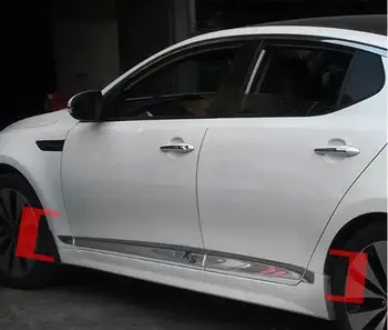 

CAR SIDE DOOR BODY PROTECTOR Molding COVER TRIM FOR Kia Optima K5 2011 2012 2013 2014 2015 BY EMS 8PCS/SET