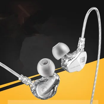 

Transparent Design Running Headphones 3.5MM Sport In-ear Earphone DJ subwoofer Earbud with Microphone for Xiaomi Iphone