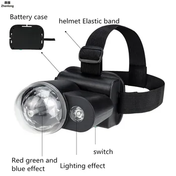 

Led Headlight Handheld Wearing Stage Lights Household Illumination Crystal Magic Ball Mini Laser Lamp Family Gathering