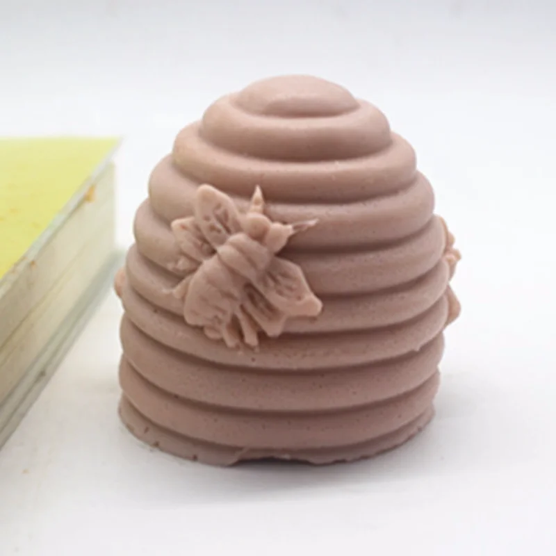 

Creative Silicone Candle Mold DIY Plaster Craft Bee Candle Making Mould