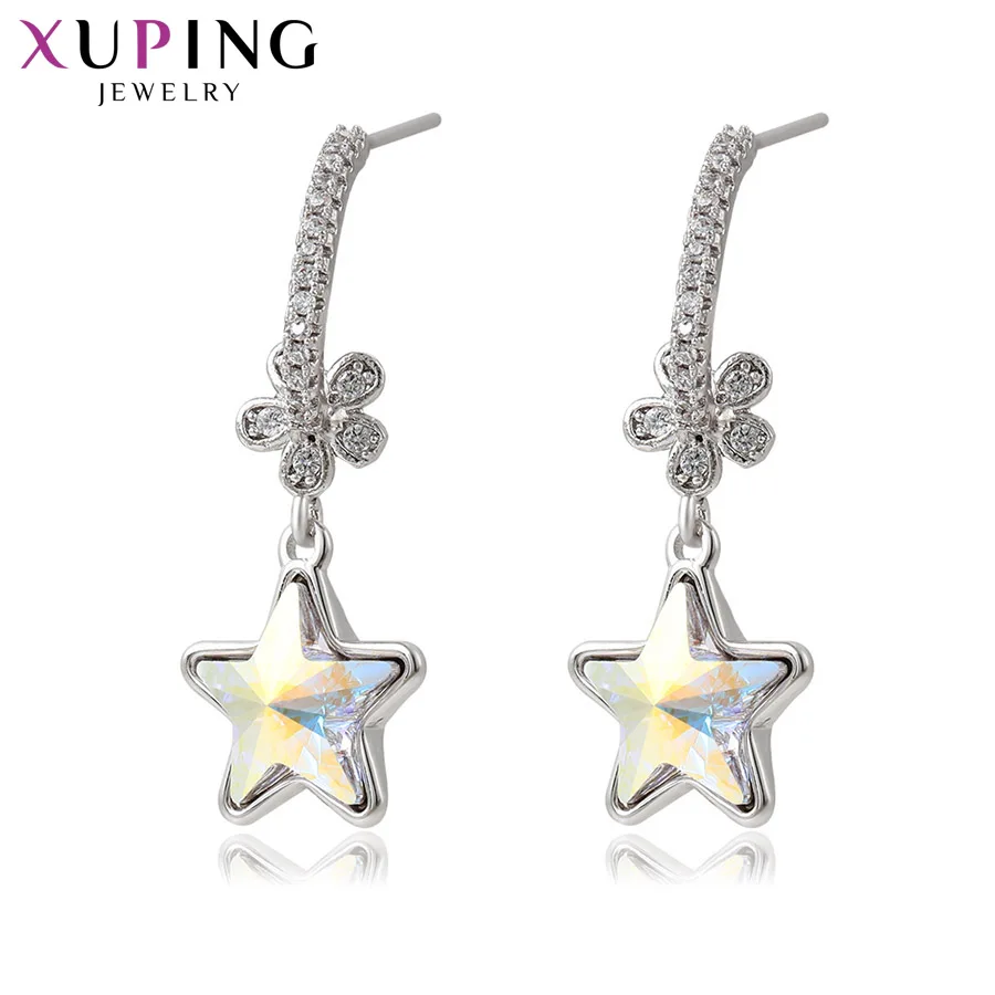 

Xuping Star Drop Earrings Crystals from Swarovski Cute Elegant Jewelry Valentine's Day Party Gifts for Ladies S162.3- 97629