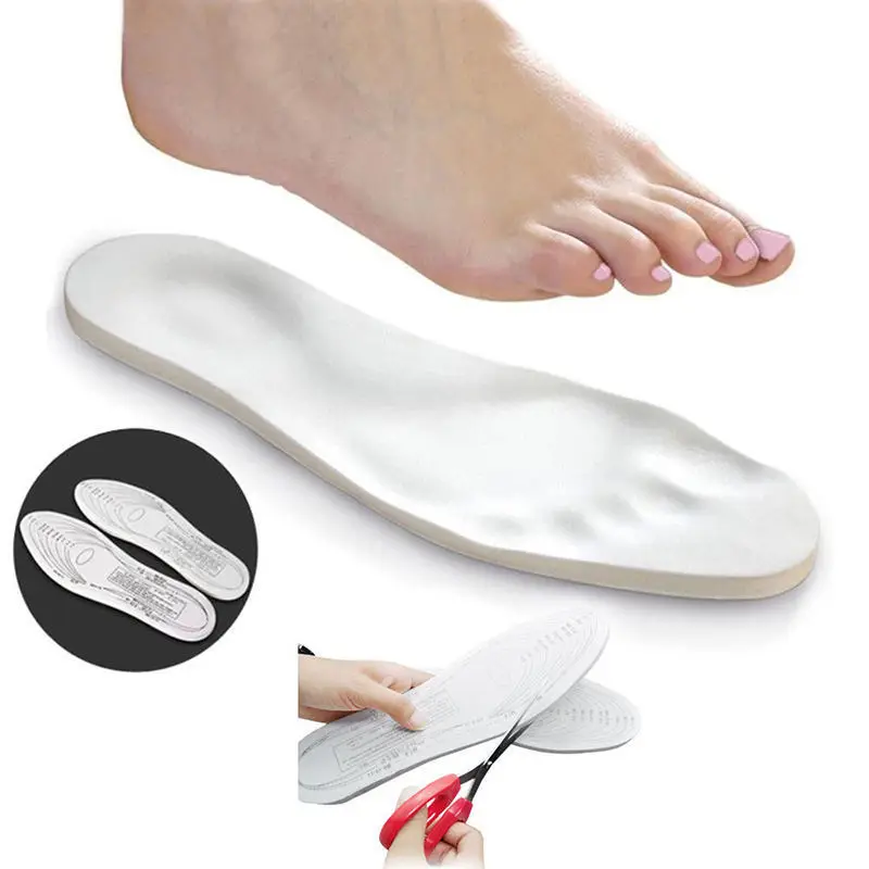 2 pairs Memory Foam Shoe Insoles Men Women Increase Height High Insoles Memory Foam Shoe Inserts Cushion Pad Pain Relief