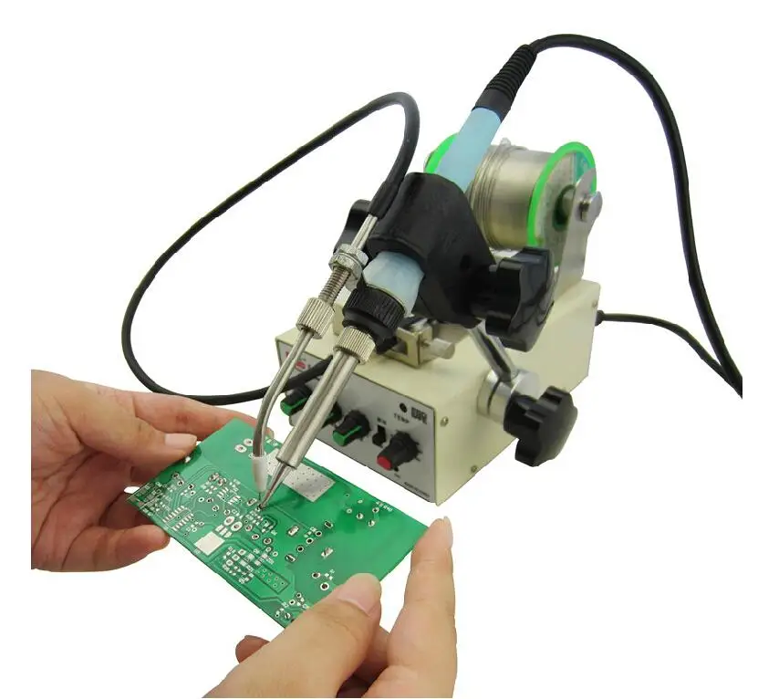 

4pcs Automatic tin feeding machine constant temperature soldering iron Teclast iron F3100 multi-function foot soldering machine