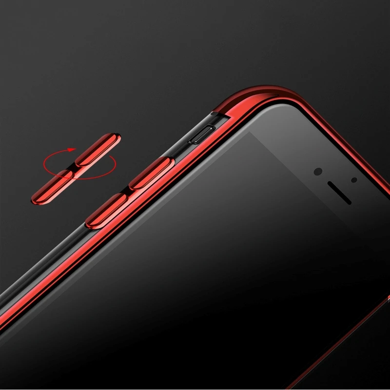 Силиконовые прозрачные мягкие чехлы с покрытием для iPhone XS Max чехол X XR 6S 6 7 8 Plus