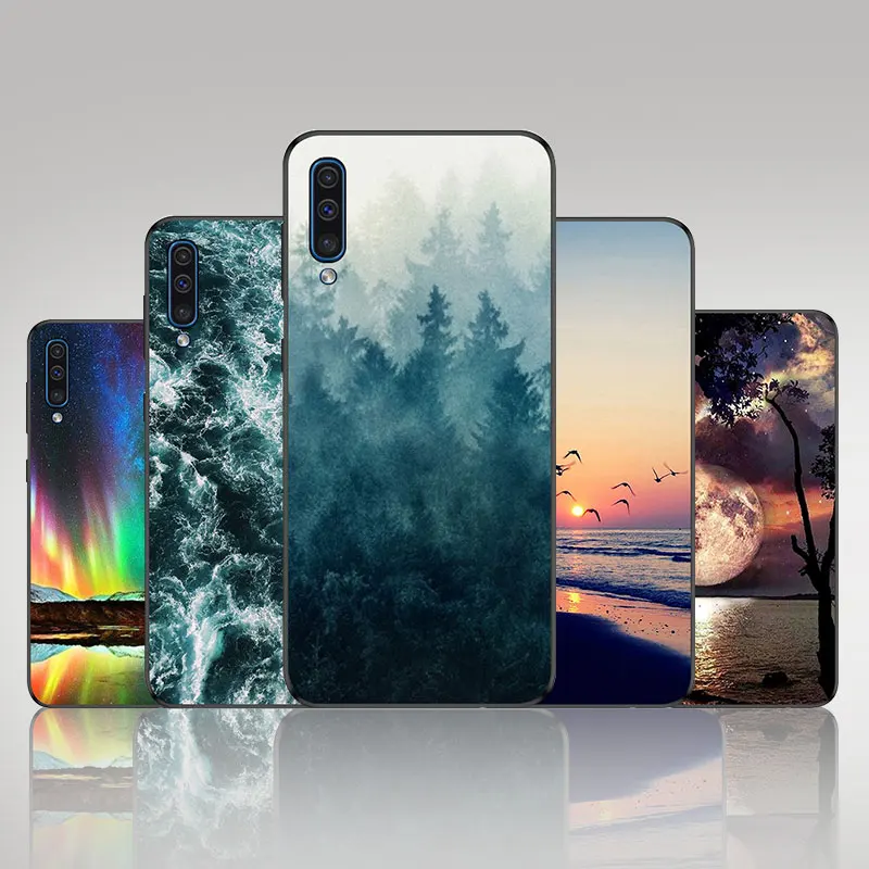 

For A50 Samsung Galaxy A50 Case For Funda Samsung A50 Silicon Case bumper For Capa Samsung Galaxy A50 A505F 2019 Phone Coque