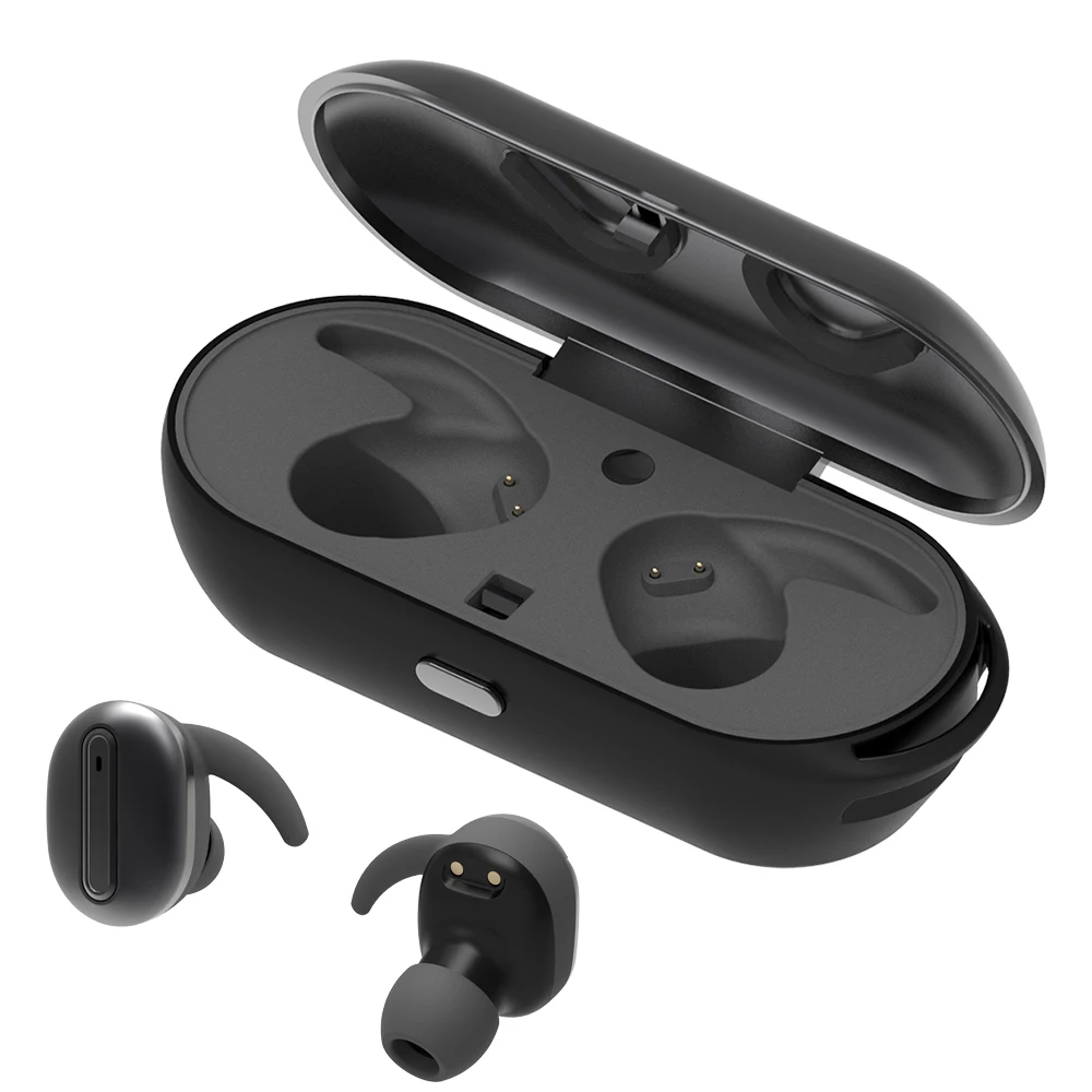 Wireless Bluetooth Headset Two Mini Earphone Together / Separate Use