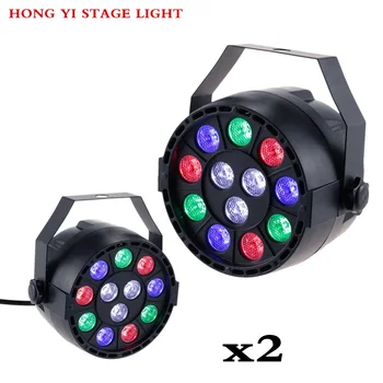

Stage Light 12x3W Flat LED Par RGBW DMX512 Disco Lamp KTV Bar Backlight Dmx 2pcs/lot