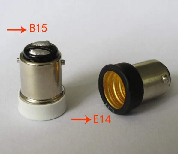 500 шт., BA15D к E14 адаптер преобразования Высокое качество материала пожаробезопасный материал BA15D к E14 гнездо держатель адаптер лампы