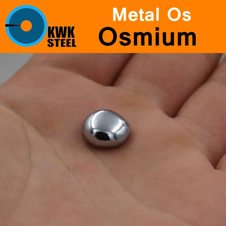 Os osmium bál korálek čistý 99.95% periodická stůl z rare-earth drahocenný kov elementy pro výzkum studovat osvěta sbírka