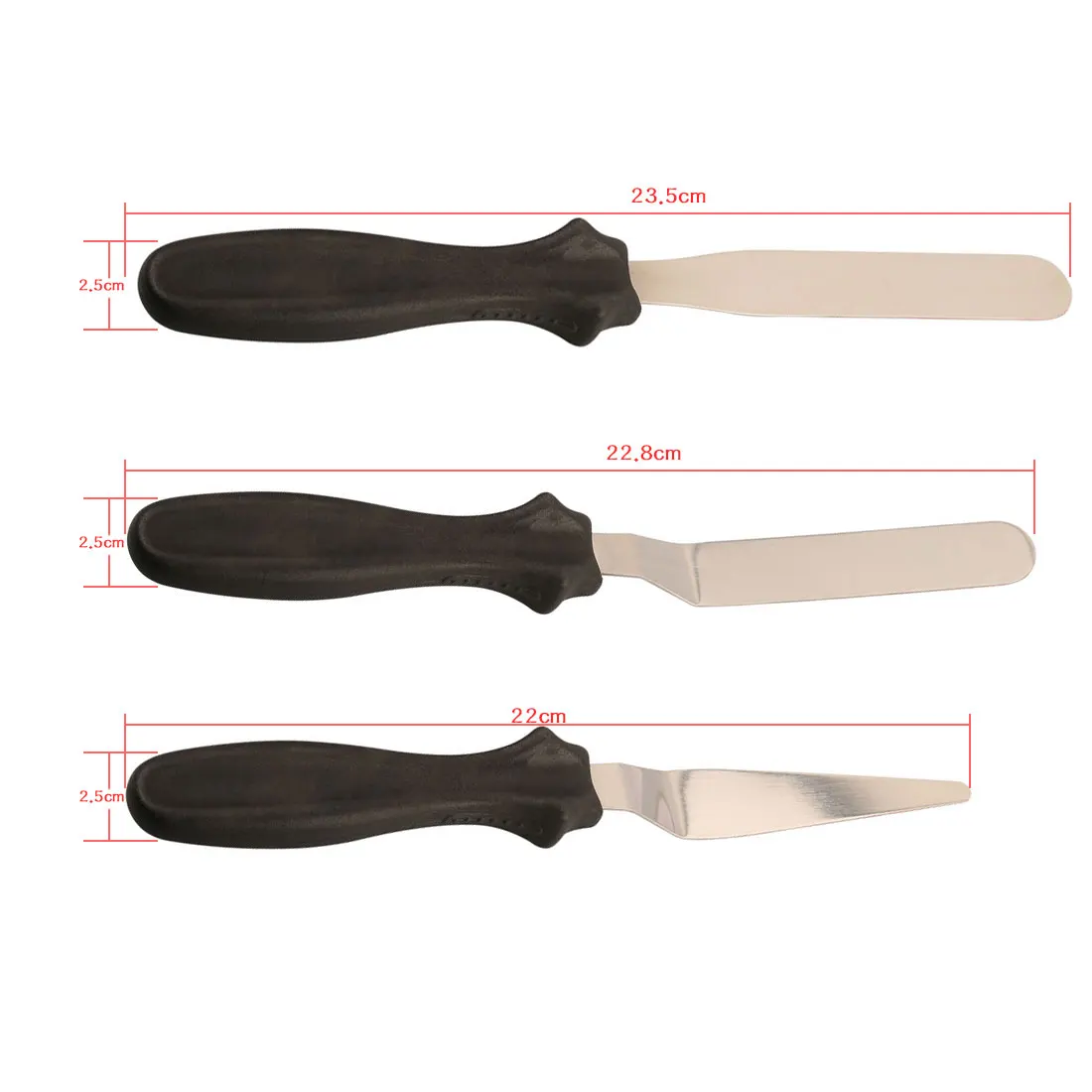 Lame Angle Spatule Gâteau Glaçage Spatule lisse remplissage outil Cutter Pâtisserie Outils