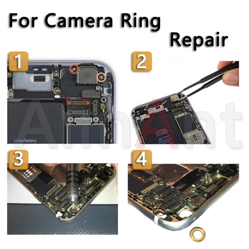 Sapphire Crystal Back Rear Camera Glass Ring For iPhone X Xs Max XR Original Camera Lens Ring Cover Replacement Repair Parts mobile lens 12x