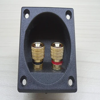 

10pcs/lot The speaker's DIY accessory is inside the inside circle two speakers junction box 502# terminal open hole 49mm