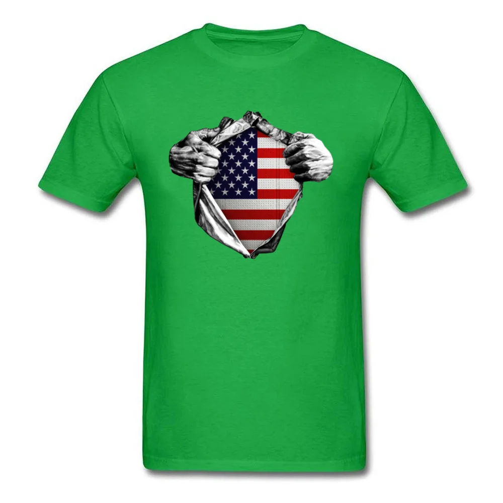 America USA Flag Inside me_green