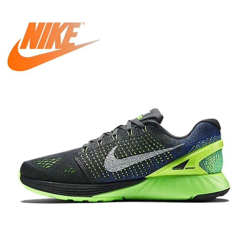 

Genuine Authentic Nike LUNAR Glide 7 Men's Mesh Light Running Shoes Sneakers Outdoor Walking Jogging Breathable Shoes Leisure