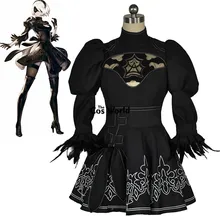 NieR:Automata 2B YoRHa № 2 Тип B платье героини униформа наряд игры костюмы