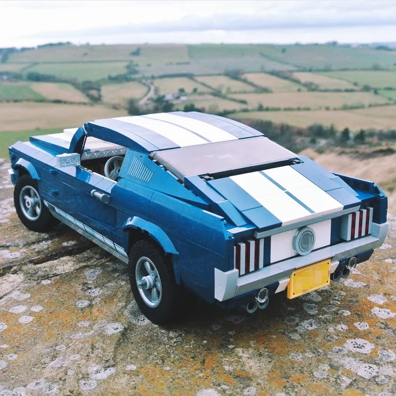 Продажа 21047 создатель эксперт Ford Mustang мышечная Гоночная машина 1967 GT500 10265 строительные блоки кирпичи игрушки подарок