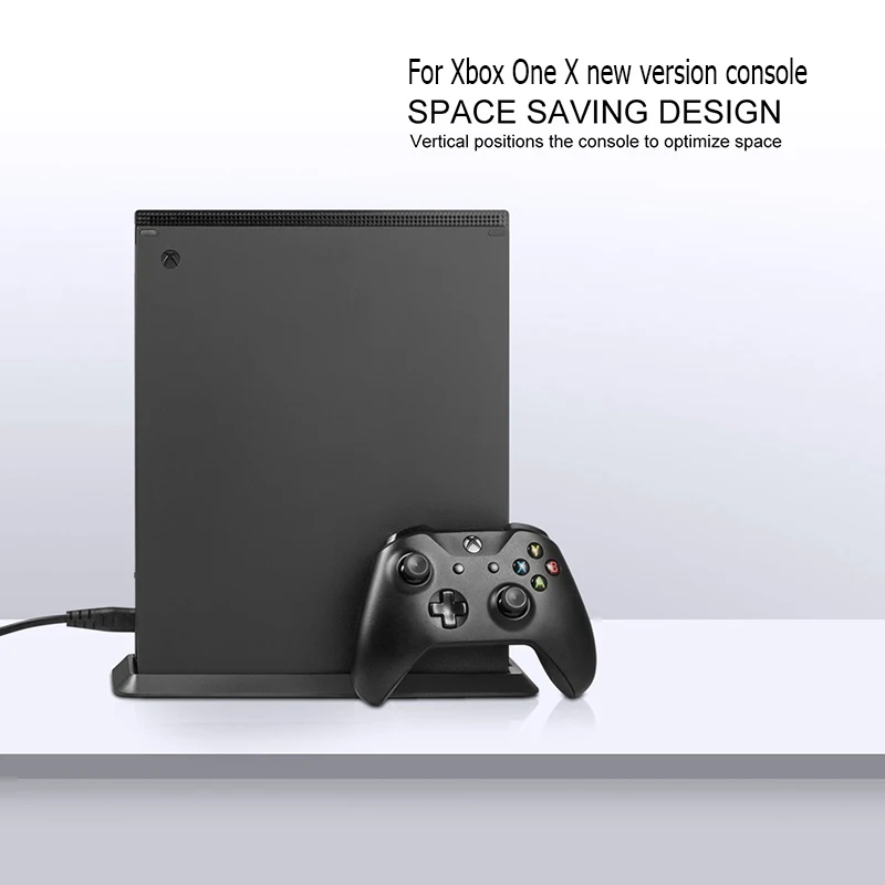 Vertical Stand for Xbox One X Game Console Cooler Bracket Space Saving Design Mount for Xbox One X New Version Game Console