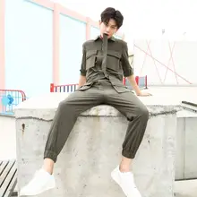 S-6XL! весенние и летние Южно-корейские повседневные штаны, костюм тренд, Мужская одежда и брюки с отделкой, Мужские штаны, Комбинезоны